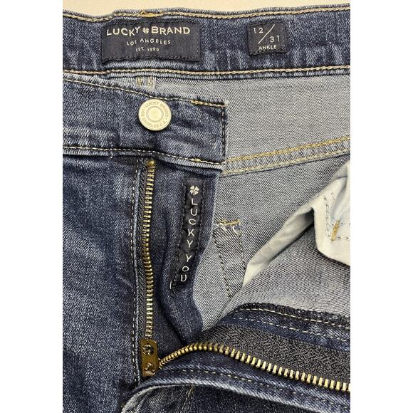 Lucky Brand Mid Rise Sienna Boyfriend Fit Size 12/31 Women's Jeans Medium Wash - Picture 3 of 8